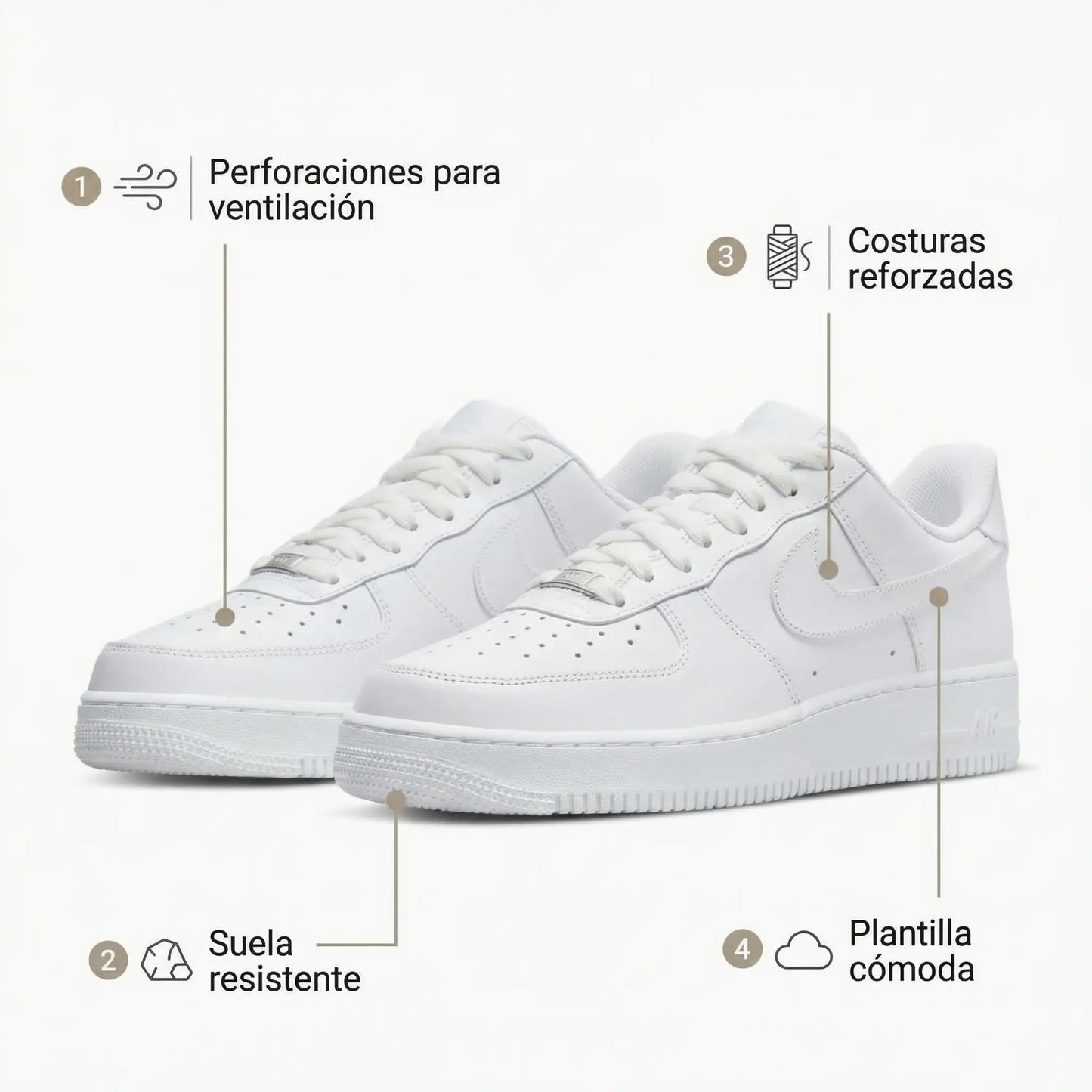 Tenis Air Force 1 Calidad 1.1 - Importados