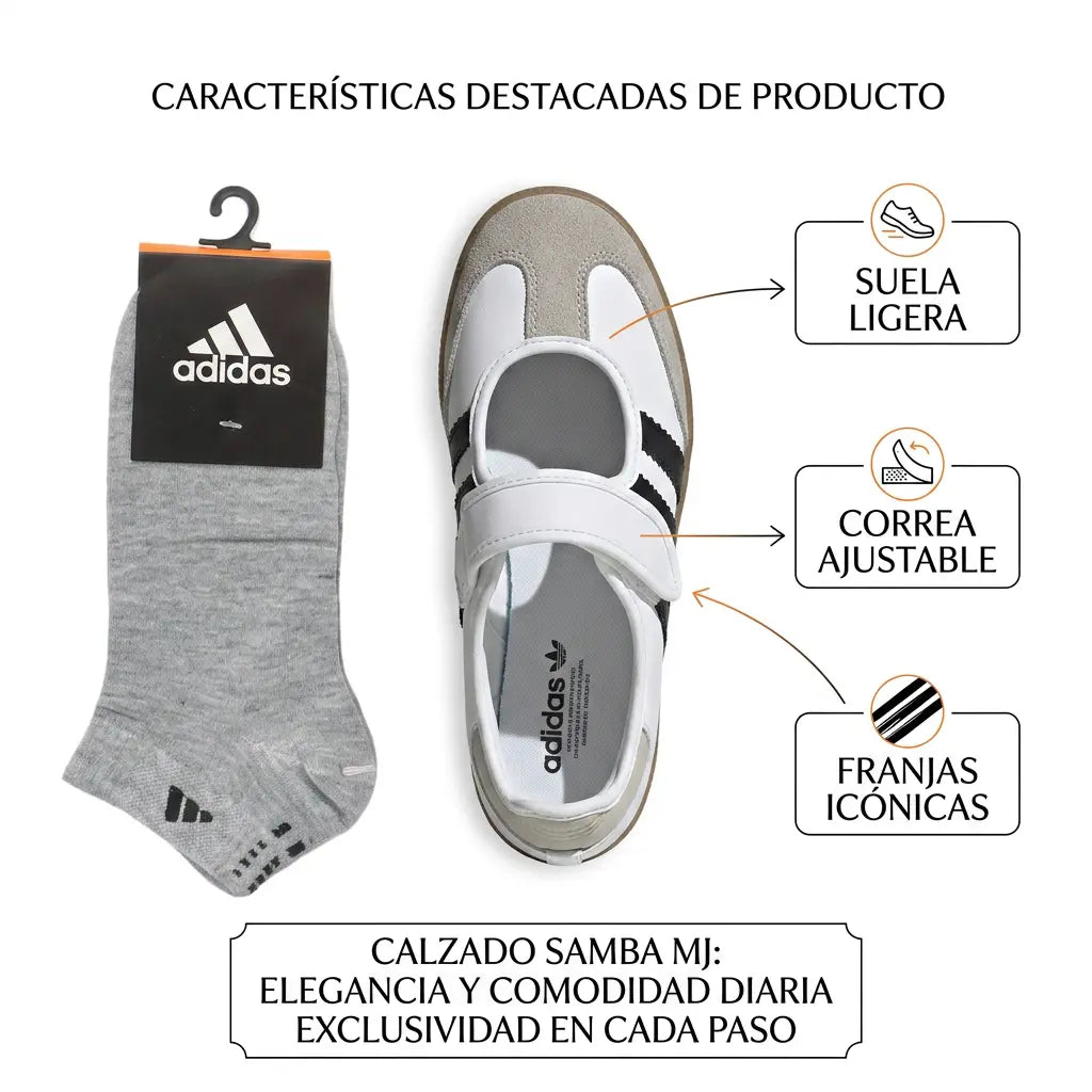 Samba Mary Janes + Obsequio de Lanzamiento