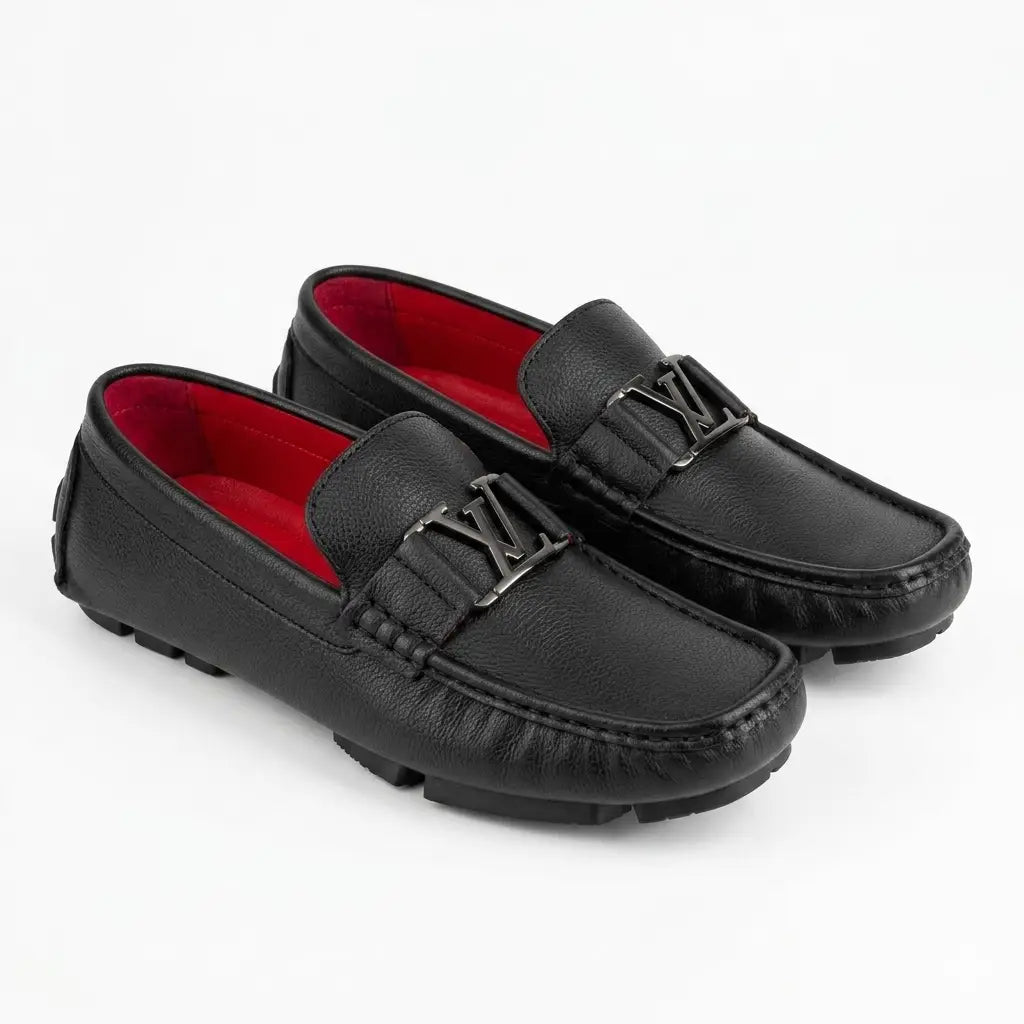 Mocasines de Lujo Inspiración Louis Vuitton